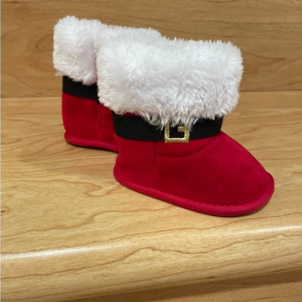 Santa baby booties